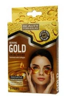 BEAUTY FORMULAS  Gold złote płatki pod oczy 6szt