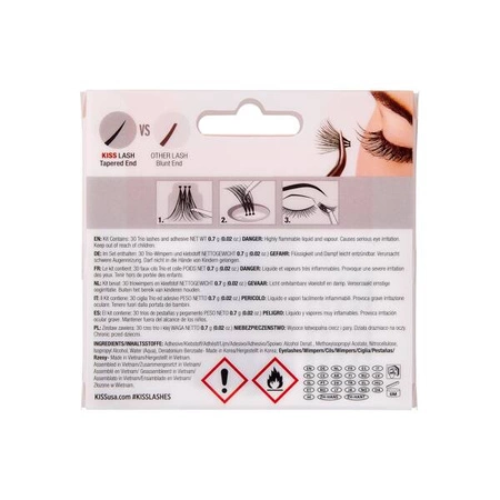 KISS Looks So Natural kępki sztucznych rzęs Trio Lash 3D