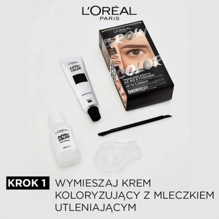 LOREAL Brow Color zestaw do koloryzacji brwi 5.0 Brunette