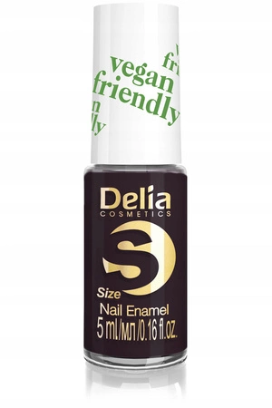 DELIA Vegan Friendly Size S lakier do paznokci 225 Black Berry 5ml