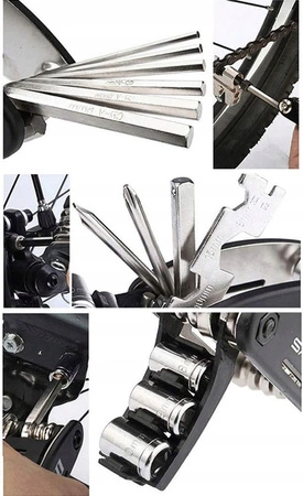 ECARLA zestaw kluczy rowerowych 16szt IMBUS ZK02