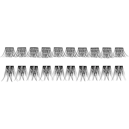 CATRICE Faked Lashes sztuczne rzęsy kępki Natural Cluster 20szt