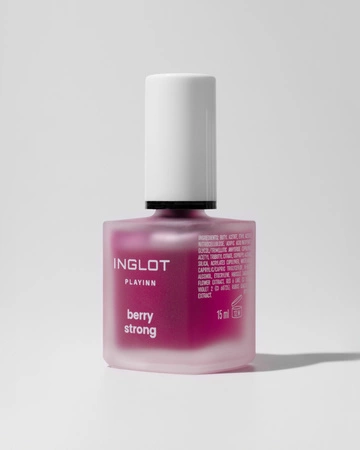 INGLOT Playinn odżywka do paznokci 28 Berry Strong 15ml