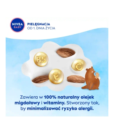 NIVEA Baby Nowa Formuła mleczko do ciała nawilżające Delikatna Pielęgnacja 500ml