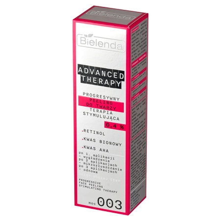 BIELENDA Advanced Therapy peeling do twarzy stymulujący 0.4% 30ml