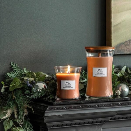 WOODWICK Core Hearthwick świeca w słoiku elipsa SANTAL MYRRH 453g