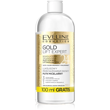 EVELINE Gold Lift Expert 3w1 płyn micelarny 500ml