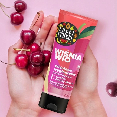 FARMONA Tutti Frutti balsam do ciała Wiśnia i Wanilia Beauty Shot A 200ml