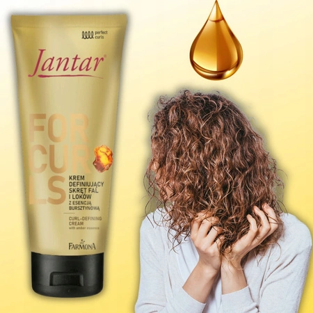 FARMONA Jantar For Curls krem definiujący skręt loków 100ml