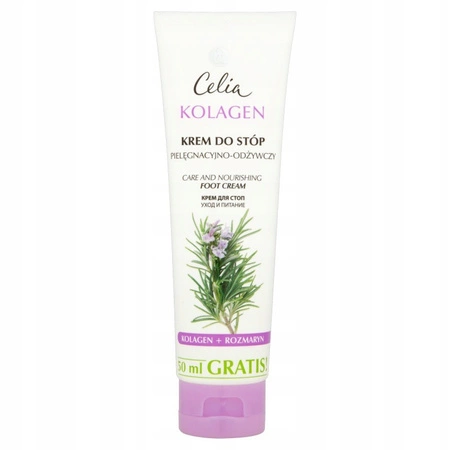 CELIA Kolagen pielęgnacyjno-odżywczy krem do stóp Rozmaryn 125ml