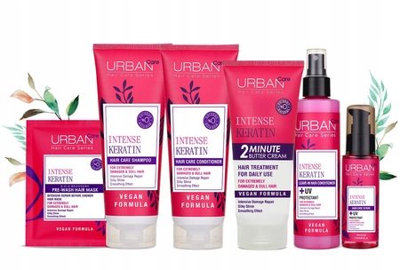 URBAN CARE Intense Keratin odżywka do włosów regenerująca 250ml