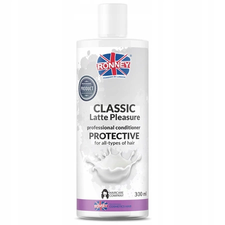 RONNEY Classic Latte Pleasure ochronna maska do włosów 300ml