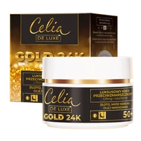 CELIA De Luxe Gold 24k 50+ krem przeciwzmarszczkowy 50ml
