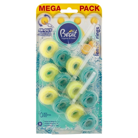 BRAIT Hygiene & Fresh 2-fazowa kostaka do WC Lemon Rings 3x45g