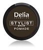 DELIA Stylist Brow pomada do brwi Ciemny Brąz 2,5g