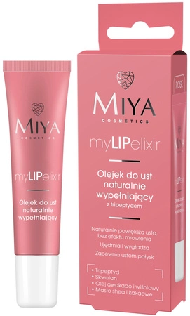 MIYA MyLIPelixir olejek do ust naturalnie wypełniający Rose 10g