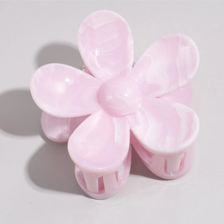 ECARLA spinka-klamra do włosów Kwiatek marmurek Róż SP379R