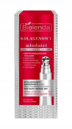BIELENDA Kolagenowy Stymulator Młodości krem pod oczy i usta 15ml