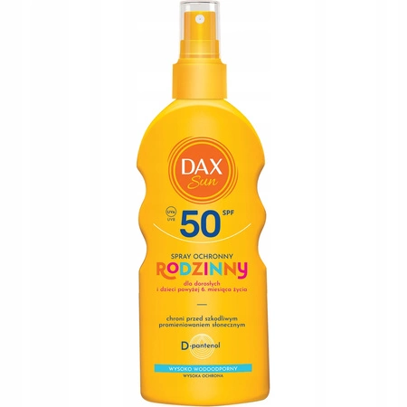 DAX Sun wodoodporny spray ochronny rodzinny SPF50 200ml