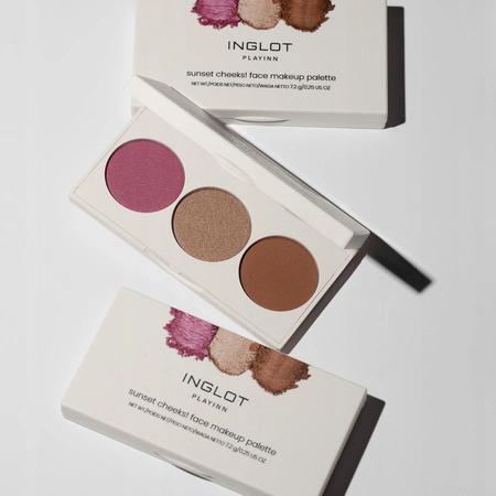 INGLOT Playinn paleta do makijażu twarzy SUNSET CHEEKS! 7,2g
