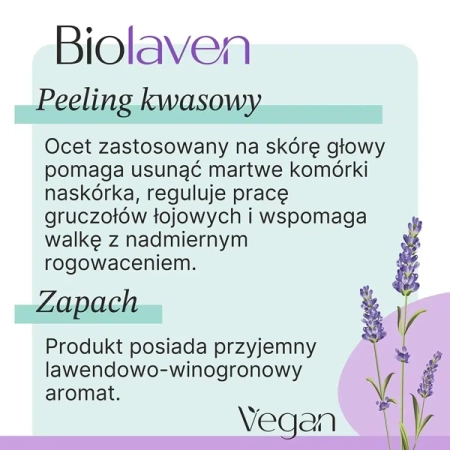 SYLVECO Biolaven tonik do włosów i skóry głowy z octem winogronowym 150ml