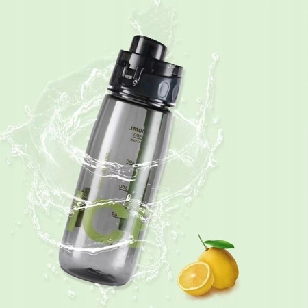 ECARLA Bidon na wodę Czarny 800ml BD45