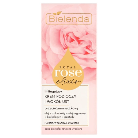 BIELENDA Royal Rose Elixir krem pod oczy liftingujący 15ml
