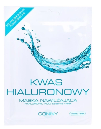 CONNY maska na twarz nawilżająca Kwas Hialuronowy płat 23g