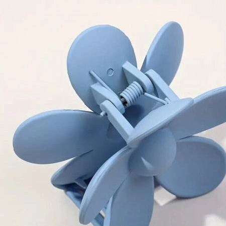 ECARLA spinka-klamra do włosów Kwiat pastel Ciemna Niebieska SP152CN