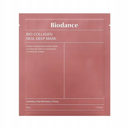 BIODANCE Real Deep Mask Bio Collagen hydrożelowa maska do twarzy z bio kolagenem 34g