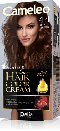 DELIA Cameleo farba do włosów permanentna 5.0 Light Brown Omega+