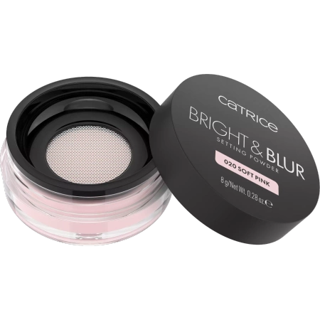 CATRICE Bright & Blur Setting Powder puder sypki 020 Soft Pink 8g