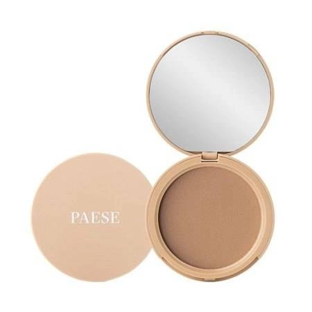 PAESE Illuminating puder rozświetlająco kryjący 3C Złoty Beż 9g