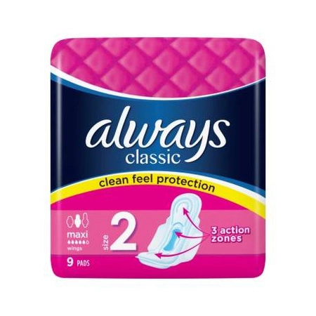 ALWAYS Classic podpaski maxi 9szt