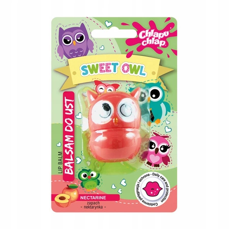 ESTETICA Chlapu Chlap Sweet Owl balsam do ust Nektarynka 7g
