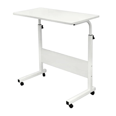 ECARLA mobilne biurko stolik pod laptop tablet Biały STL03WZ2