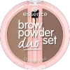 ESSENCE Brow Powder Duo Set pudrowy zestaw do brwi 01 Light 1,8ml