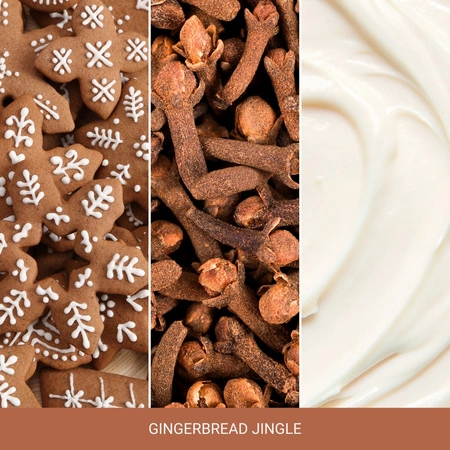 YANKEE CANDLE Home Inspiration Średnia świeca w słoiku GINGERBREAD JINGLE 340g