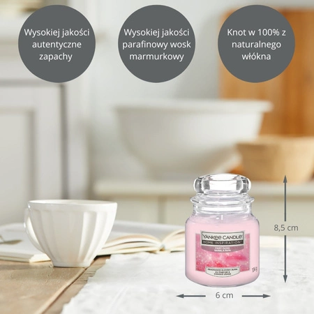 YANKEE CANDLE Home Inspiration Mała świeca w słoiku FAIRY FLOSS 104g