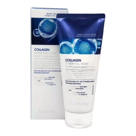 FARMSTAY Collagen głęboko oczyszczająca pianka 180ml