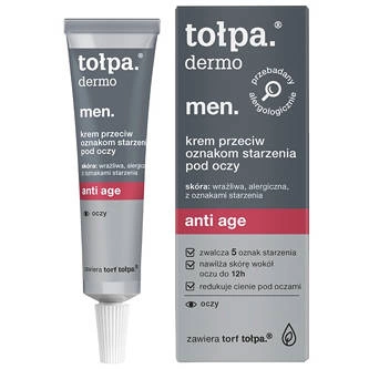 TOŁPA Dermo Men Anti Age regenerujący krem przeciw starzeniu pod oczy 10ml