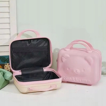 ECARLA mini walizka dla dzieci 30x16x24cm Beżowa WP09