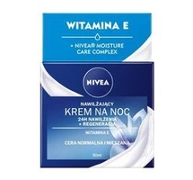 NIVEA 24H Nawilżenia krem na noc odświeżający i regenerujący 50ml