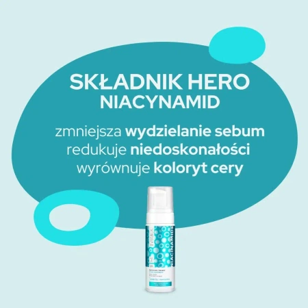 SYLVECO Vianek Hero Niacynamid pianka do mycia twarzy 150ml