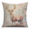 ECARLA Zima świąteczna poszewka na poduszkę 45x45cm Jeleń POD206