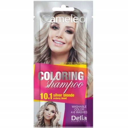 DELIA Cameleo Coloring szamponetka koloryzująca 10.1 Silver Blonde 40ml