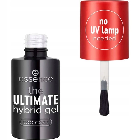ESSENCE The Ultimate Hybrid Gel żelowy top do paznokci Transparentny 8ml 
