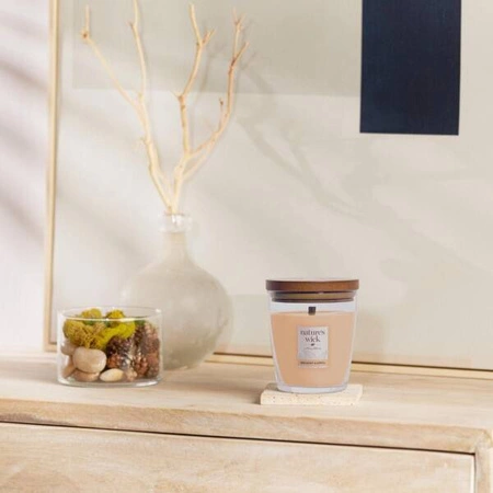 WOODWICK Natures Wick średnia świeca w słoiku Bergamot & Neroli 284g
