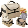 ECARLA torba termiczna piknikowa Lunch Box 25x20,5x16,5cm Beż KP05K