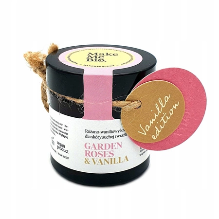 MAKE ME BIO Garden Roses Vanilla krem do twarzy cera sucha wrażliwa 60ml